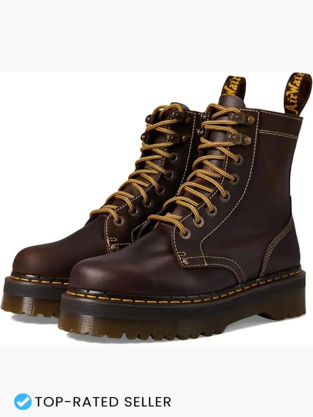 Chunky Platform Lace-Up Ankle Boots Y2K Retro Round Toe Padded Insole